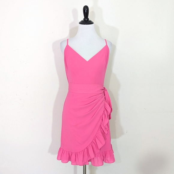 Lilly Pulitzer Alisa Wrap Dress in Aura Pink - Size 2 Womens - Picture 3 of 10